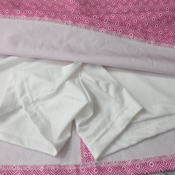 Womens Sz 16 Pink Geometric Pockets Pickleball Tennis Golf Skortv Lady Hagen - Picture 4 of 11